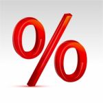 Percentage Symbol Stock Photo