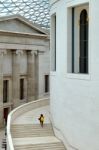 The Great Court At The British Museum Stock Photo