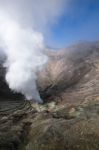 Mount Bromo Volcano, East Java, Indonesia Stock Photo