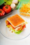 Club Sandwich Stock Photo