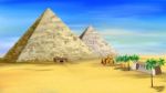 Egyptian Pyramids Stock Photo