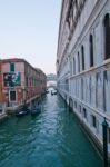 Venice Italy Sight Bridge Stock Photo