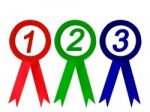 Ribbon Award Stock Photo