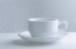 White Coffee Cup Stock Photo