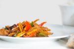 Chinese Beef And Vegetables Stock Photo