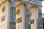 The Brandenburg Gate Monument In Berlin Stock Photo