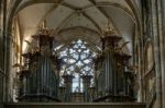 The Organ In St Vitus Cathedral In Prague Stock Photo