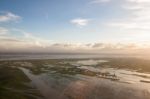 The Helicopter Shot From Dhaka, Bangladesh Stock Photo