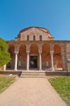 Venice Italy Torcello Cathedral Of Santa Maria Assunta Stock Photo