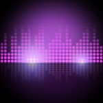 Music Equalizer Background Means Electronic Beats Display
 Stock Photo