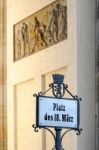 The Brandenburg Gate Monument In Berlin Stock Photo