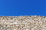 Stone Fence Stock Photo