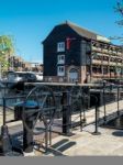 St Katherine's Dock In London Stock Photo