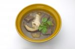 Braised Fish Maw In Red Gravy Stock Photo