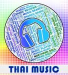 Thai Music Represents Sound Track And Asia Stock Photo