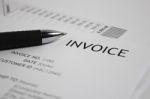 Invoice Letter Head Stock Photo