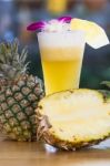 Pineapple Juice Stock Photo