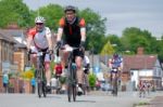 Cyclists Participating In The Velethon Cycling Event In Cardiff Stock Photo