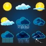 Types Of Weathers Stock Photo