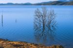 Lake Wivenhoe In Queensland During The Day Stock Photo