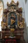 Interior View Of The Parish Church Of St. Georgen Stock Photo