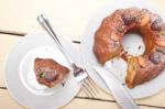 Chestnut Cake Bread Dessert Stock Photo