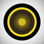 Bicycle Wheel Icon Stock Photo