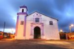 Portobelo, Panama - Apr 15: The Large White Church At Portobelo Stock Photo