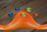 Bright Colored Background Items For Quilling (paper, Ruler) Stock Photo