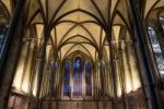 Interior View Of Salisbury Cathedral Stock Photo