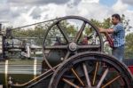 Rudgwick, Sussex/uk - August 27 : Traction Engine At Rudgwick St Stock Photo