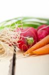 Raw Root Vegetable Stock Photo