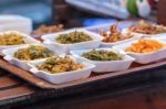 Crispy Fried Morning Glory Stock Photo