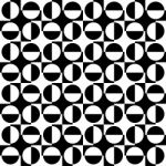 Geomatric Abstract Seamless Pattern B&w Stock Photo