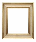 Gold Frame Stock Photo