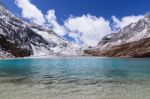 Milk Lake At Yading Stock Photo