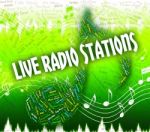 Live Radio Stations Shows Sound Track And Audio Stock Photo