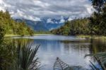 Lake Matheson Stock Photo