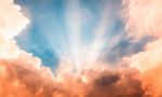 Heaven Light Ray Stock Photo