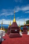 The Most Beautiful Temple In Sukhothai Wat Pipat Mongkol Temple Stock Photo