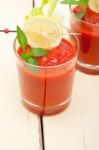 Fresh Tomato Juice Stock Photo