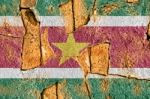 Grunge Flag Of Suriname Stock Photo