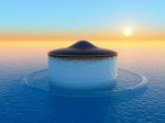 Ufo Air Blast Stock Photo