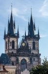 Church Of Our Lady Before Tyn In Prague Stock Photo