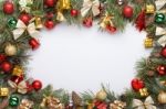 Christmas Frame Stock Photo