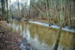 River In Late Autumn Stock Photo