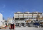 Cooling Tower In Industrial Plant Stock Photo