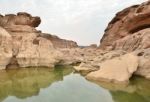 Head Dog At Sam Phan Bhok Grand Canyon Stock Photo