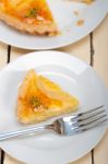 Fresh Pears Pie Dessert Cake Stock Photo