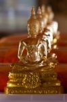 Glass Buddha Statue Stock Photo